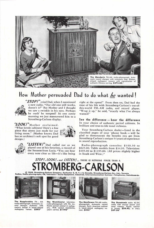 Stromberg-Carlson Radio-Phonograph 1948