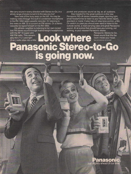 Panasonic Stereo-to-Go 1982