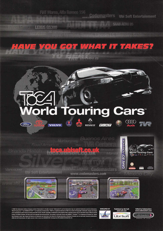 TOCA World Touring Cars GBA 2003