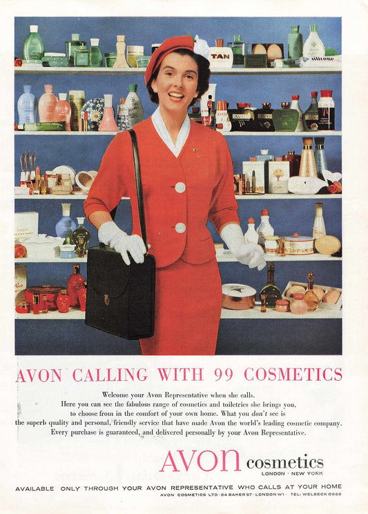 Avon Cosmetics original advert 1961