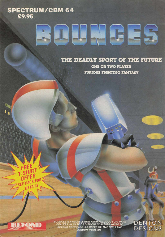 Bounces Video Game Original Advert 1986