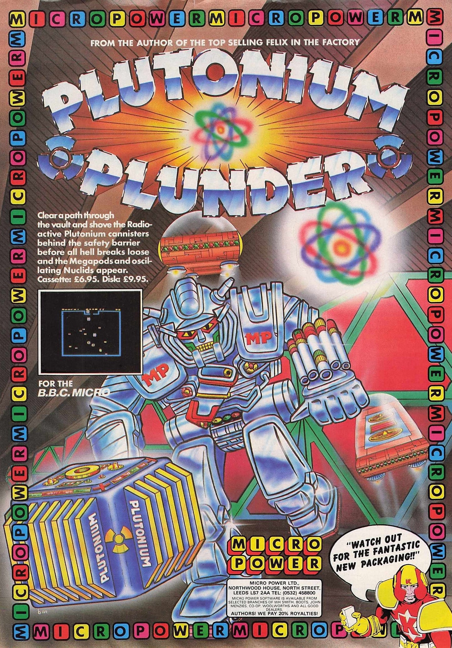 Plutonium Plunder Original Advert 1984