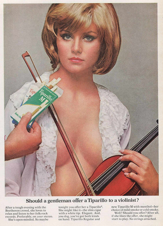 Tiparillo Menthol Cigarettes original advert 1967