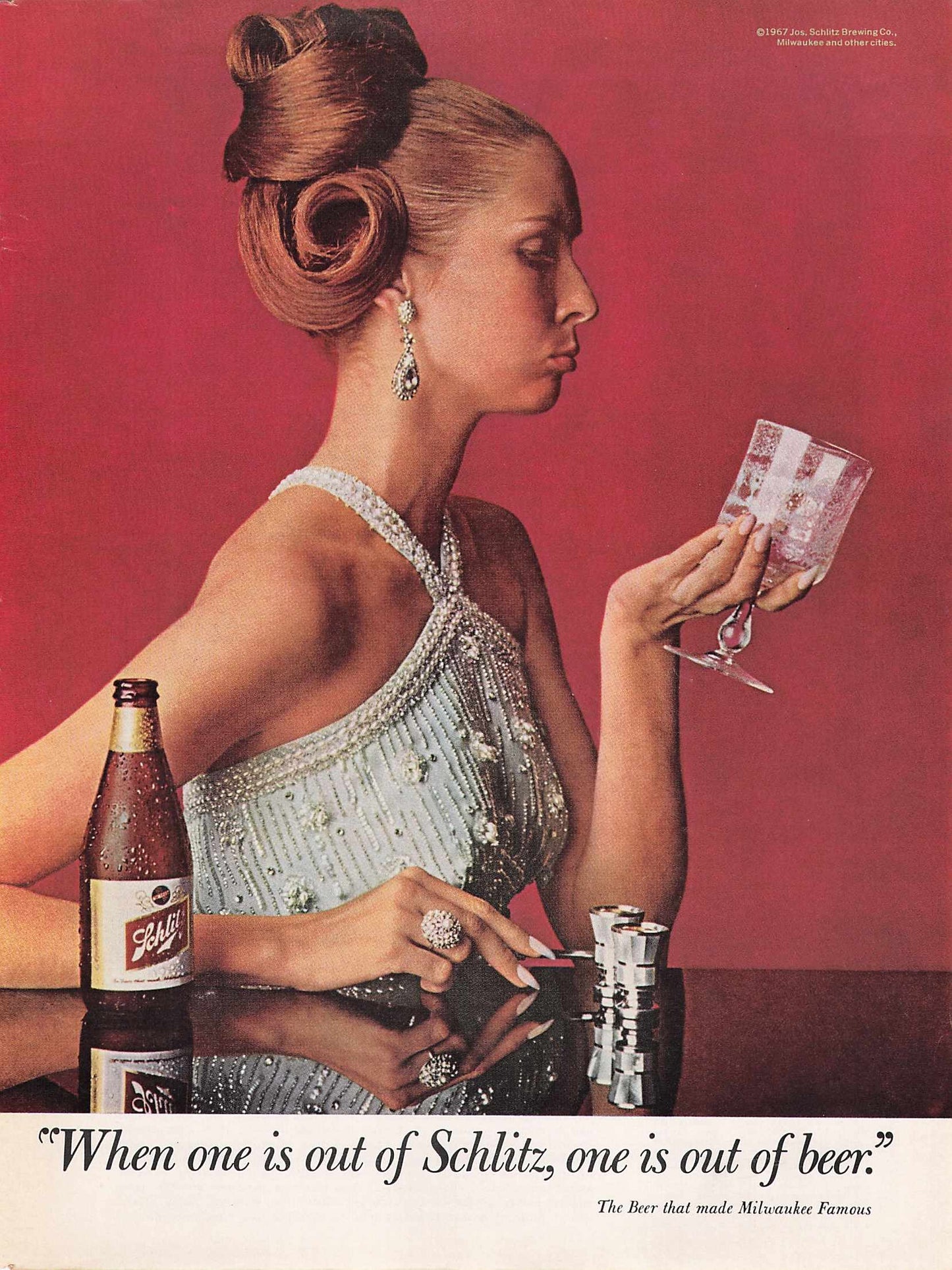 Schitz Beer Original Advert 1967