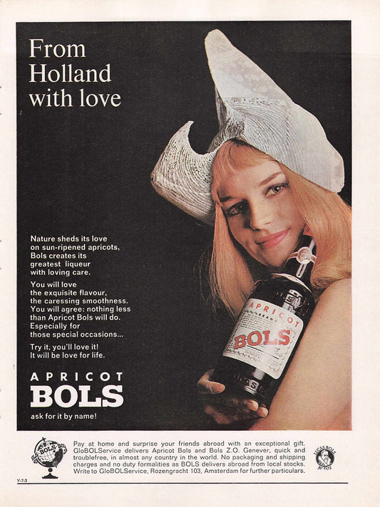 Apricot Bols Liquer 1967