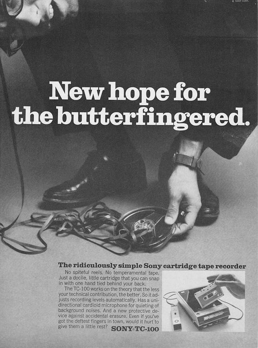Sony TC-100 Cassette Recorder 1967
