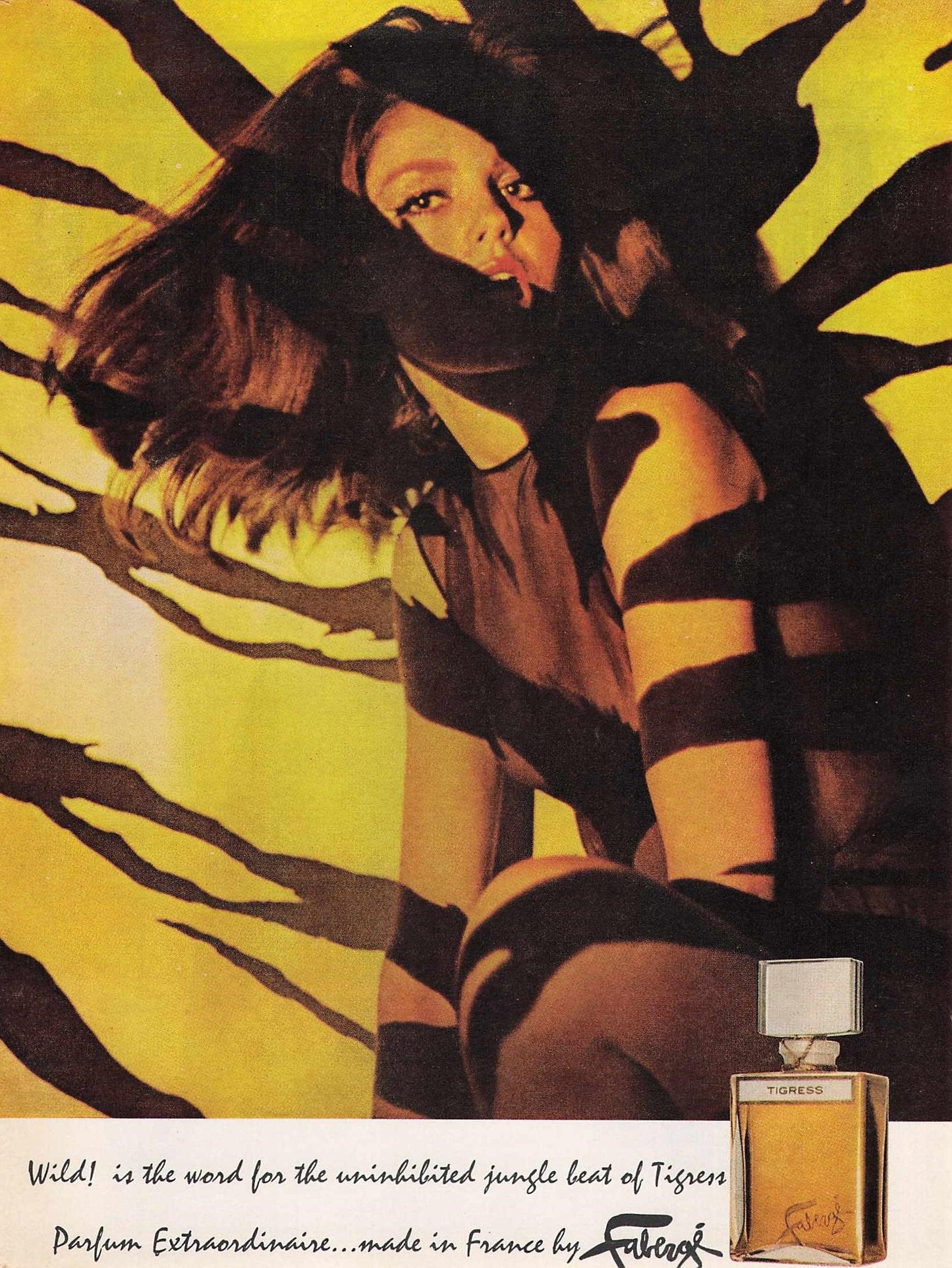 Faberge Tigress Perfume Original Advert 1967