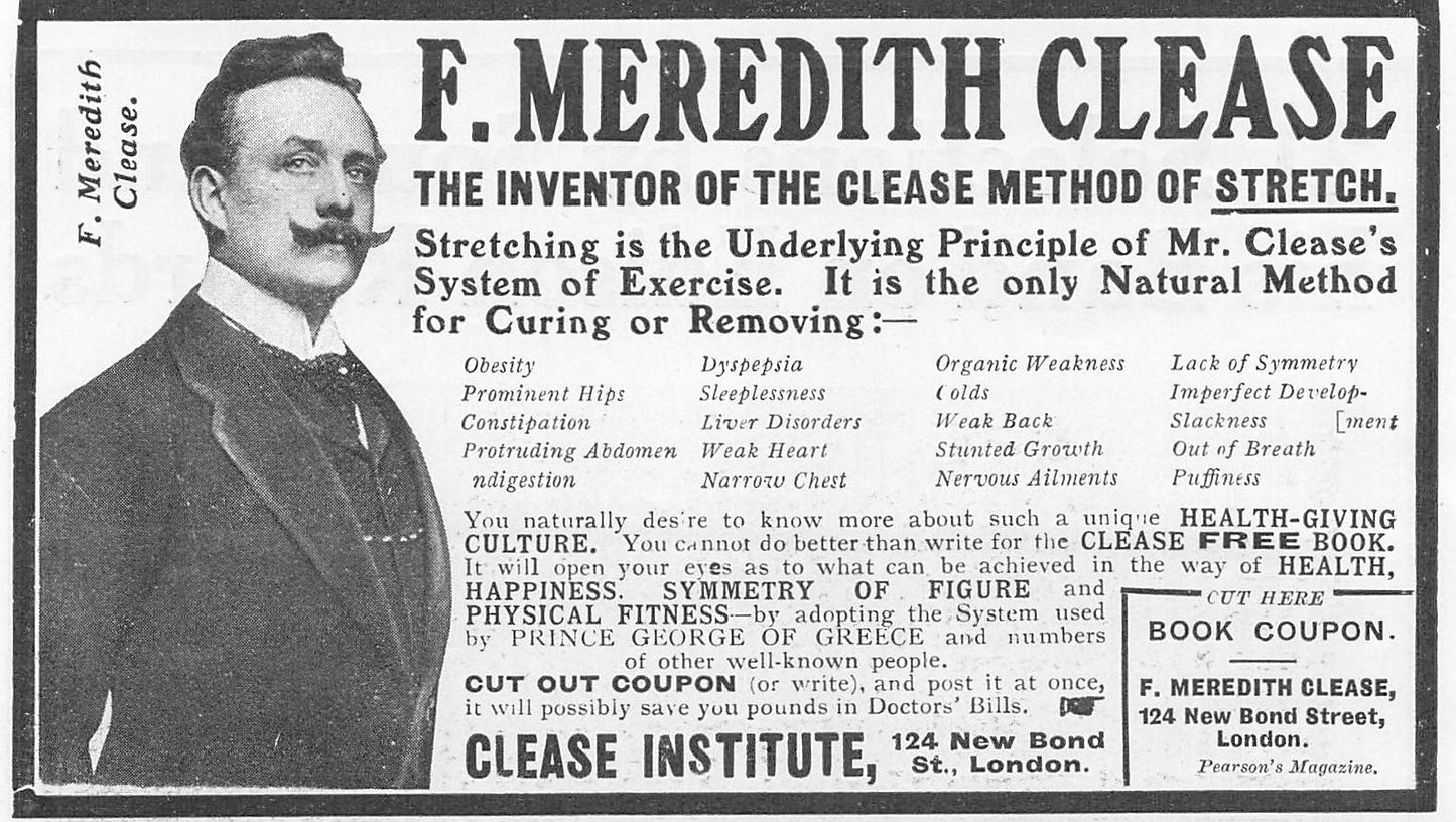 Original small printed advert for F. Meredith Chase from 1911