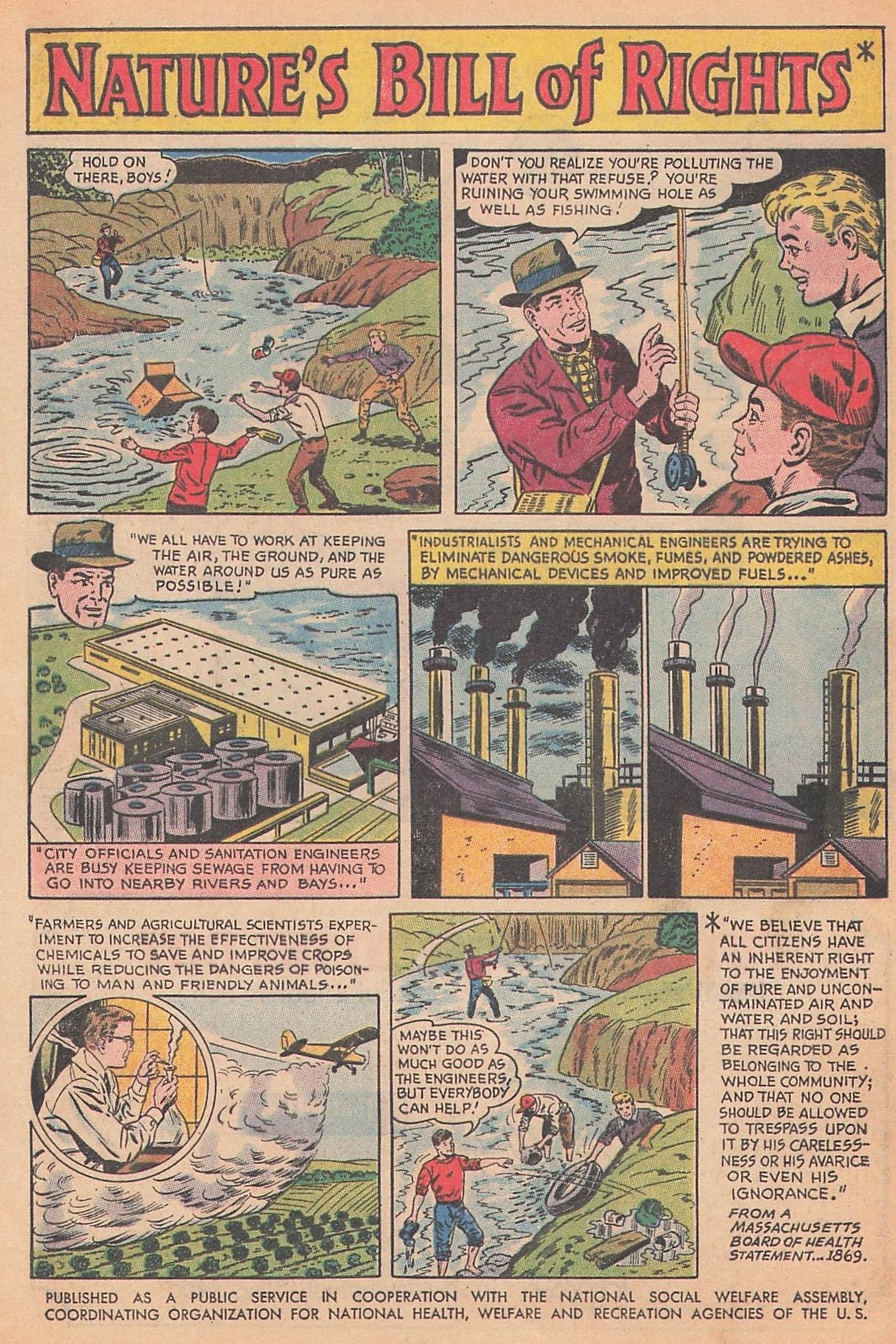 Original printed advert for Nature's Bill of Rights 1965