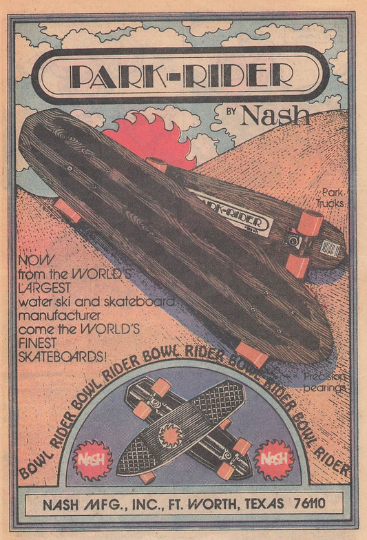 Original printed advert for Park Rider by Nash 1978