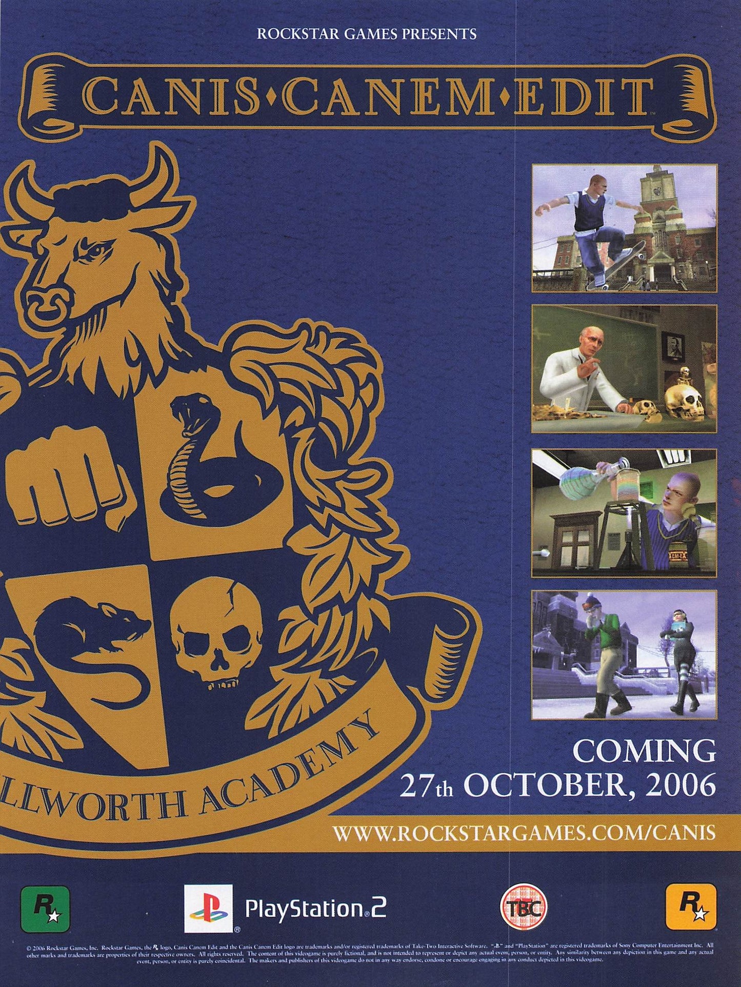 Original printed advert for Canis Canem Edit 2006