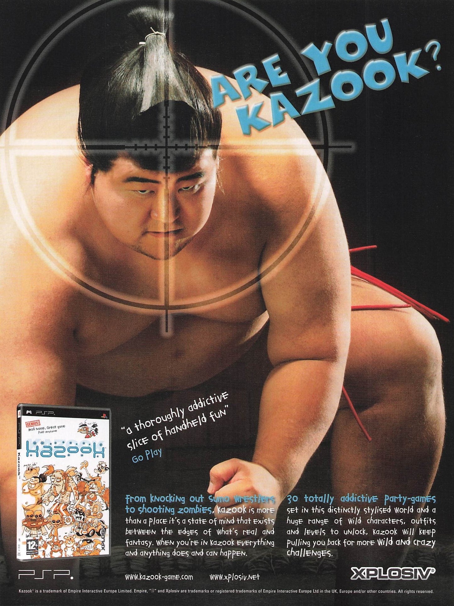 Original printed advert for Kazook PSP 2006