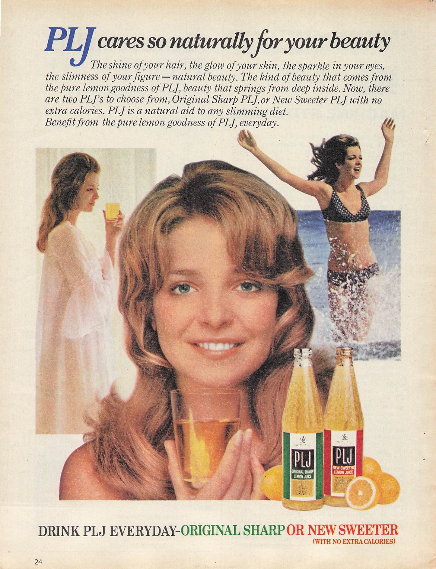 Original printed advert for PLJ 1971