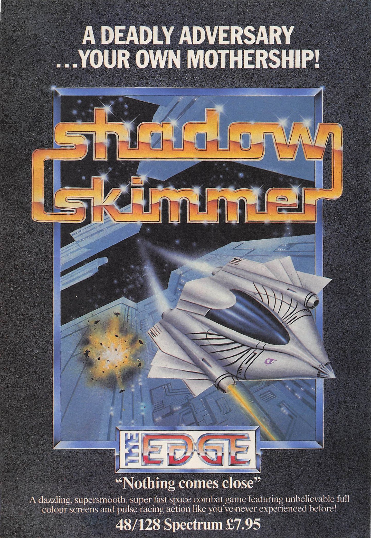 Original printed advert for Shadow Skimmer 1986
